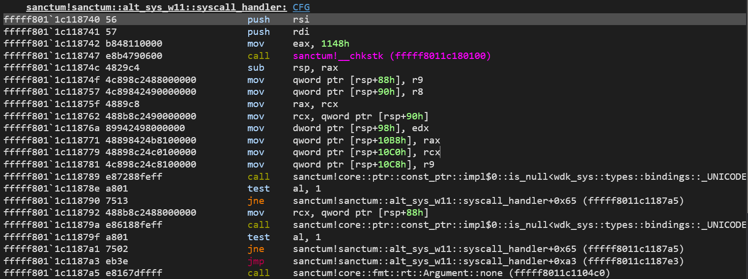 Windows 11 Alt Syscall callback routine