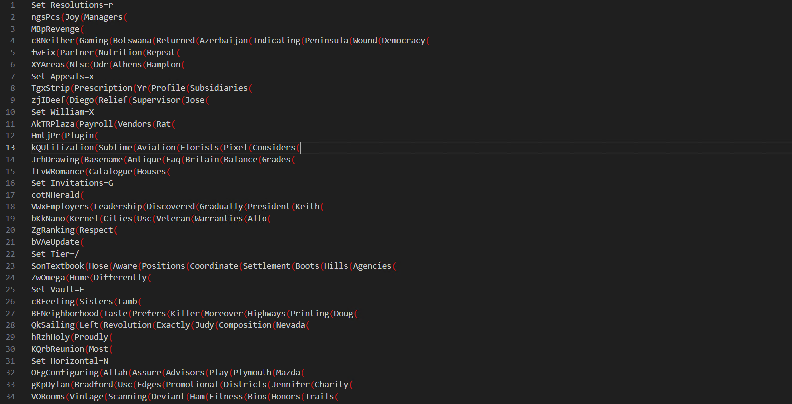 Malicious obfuscate bat file