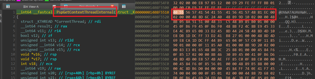 PspGetContextThreadInternal